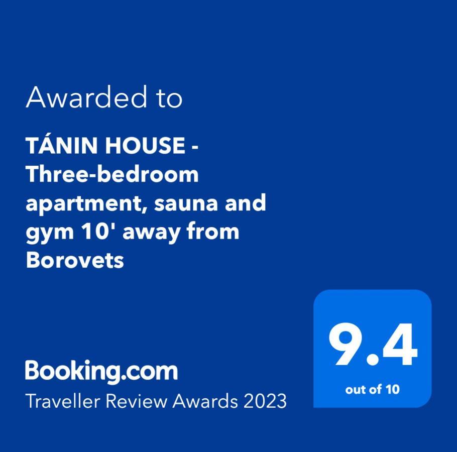 TÁNIN HOUSE - Three-bedroom apartment, sauna&gym 10' away from Borovets Samokov Exterior foto
